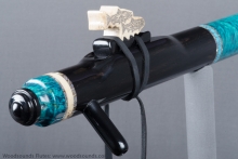 Nigerian Ebony Native American Flute, Minor, Bass G-3, #J61F